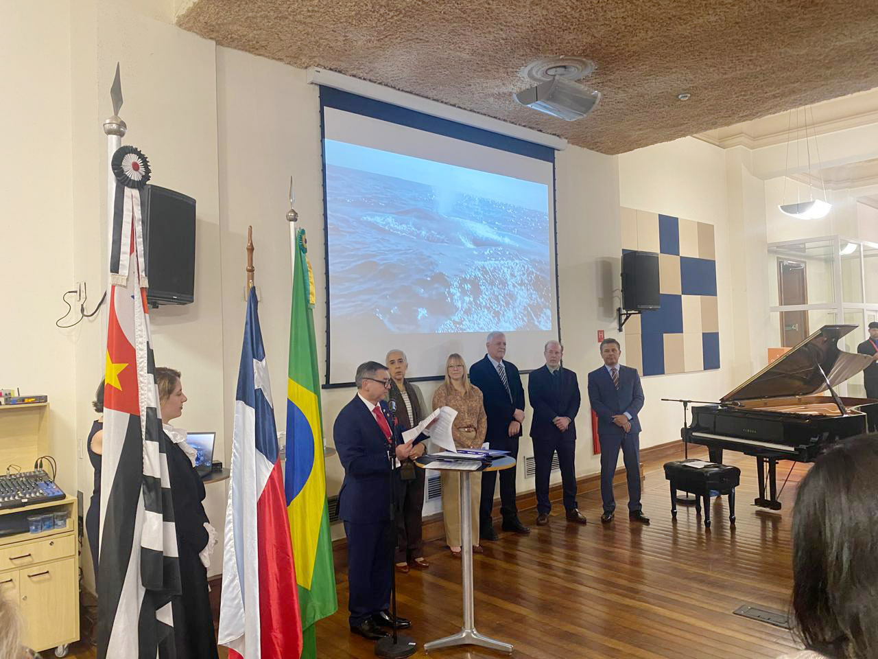 Ceremonia en honor a las Fiestas Patrias de Chile en Brasil